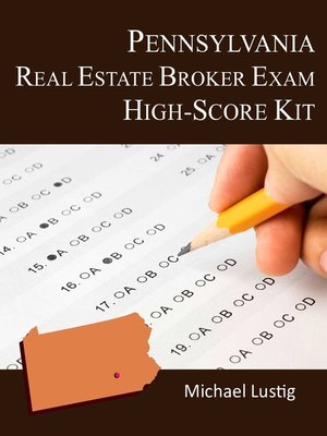 cover image of Pennsylvania Real Estate Broker Exam High-Score Kit